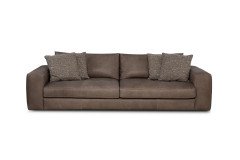 Parma von designwerk - Ledersofa stone