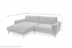 Kansas von set one by Musterring - Eckcouch links cream