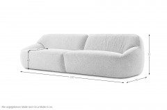 Nivti von Pode - Einzelsofa beige