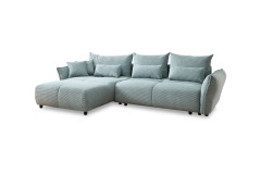Amaro von Benformato - Ecksofa Ausführung links aqua