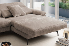 Cancelli von Benformato - Ecksofa Ausführung rechts braun