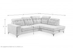 Varadero von ED-Lifestyle - Eckcouch rechts light-grey
