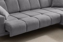 Nesto von Benformato - Ecksofa Ausführung rechts dunkelgrau