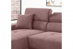 Orio von Benformato - Ecksofa Variante links rosa