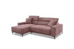 Orio von Benformato - Ecksofa Variante links rosa