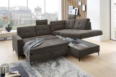 Wali von Benformato - Ecksofa Ausführung rechts anthrazit