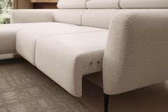 Alisson von WERSAL - Ecksofa Variante links creme