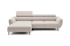 Alisson von WERSAL - Ecksofa Variante links creme