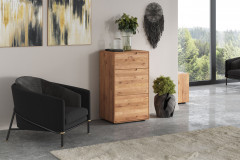 WZ-0663 von GK Möbelvertrieb - Highboard II aus Wildeiche