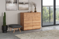 WZ-0663 von GK Möbelvertrieb - Highboard II aus Wildeiche