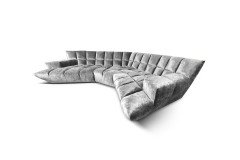 Cloud 7 von Bretz - Polstergarnitur silberschimmer