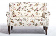 Moro von Benformato - Küchensofa 2-sitzig beige-rot-ocker