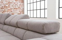 Wilson von Candy - Eckgarnitur Variante links lightgrey