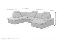 Jakarta von ED-Lifestyle - Wohnlandschaft lawa-schwarz