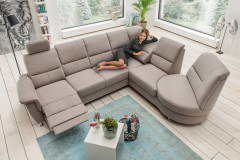 Parole von Benformato - Eckcouch rechts dunkelgrau