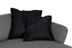 Mocca von GUTMANN - Eckgarnitur rechts dunkelgrau