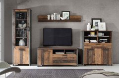 Clif-living von Forte - Wohnwand old-wood