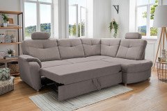 Edina von Benformato - Eckgarnitur rechts dunkelgrau