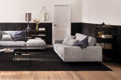 Uptown von Candy - Lounge-Garnitur rechts light-grey