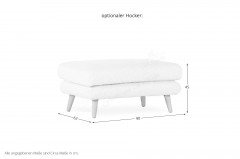 Kaschmir von GUTMANN - Megasofa natur