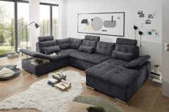 Brest von ED-Lifestyle - Sofalandschaft links graphite