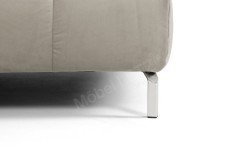 Cleveland von Candy - Ecksofa Ausführung rechts silver