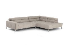 Cleveland von Candy - Ecksofa Ausführung rechts silver