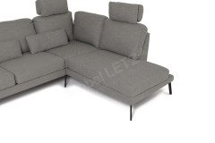 Twister-LE19 von Candy - Ecksofa Ausführung rechts anthrazit