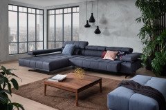 Raimo von ADA Mindful Living - Eckgarnitur links saphireblue