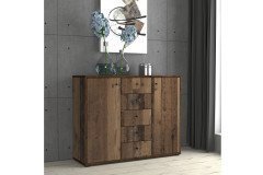 Tempra 2 von Forte - Kommode T2KK10-120 weiß