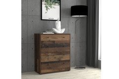 Tempra 2 von Forte - Kommode T2KK10-120 weiß