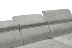 Prag 2 von ED-Lifestyle - Ecksofa rechts silver