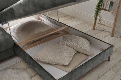 Prag von ED-Lifestyle - Eckgarnitur rechts anthrazit