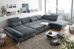 Cosima von ED-Lifestyle - Sofalandschaft rechts anthrazit