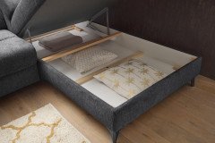 Sydney von ED-Lifestyle - Eckcouch rechts anthrazit