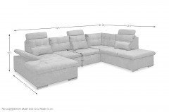 Medan von ED-Lifestyle - Sofalandschaft rechts anthrazit