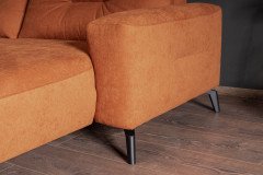 Alika von ADA Mindful Living - Eckgarnitur rechts terra