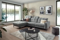 Almere von ADA Mindful Living - Eckgarnitur links blue-grey