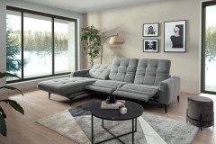 Almere von ADA Mindful Living - Eckgarnitur links blue-grey