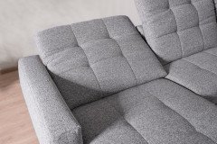 Almere von ADA Mindful Living - Eckgarnitur links blue-grey