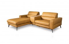 Asarina von ADA Mindful Living - Lederecke links maize-yellow