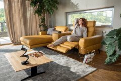 Asarina von ADA Mindful Living - Lederecke links maize-yellow