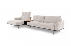 Caltha von ADA Mindful Living - Ecksofa links oyster-white