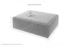 Felisso Grande von Candy - Ecksofa Ausführung links rusty-brandy