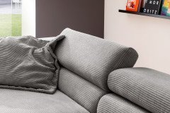 Spring-LE24 von Candy - Eckcouch Ausführung links grey