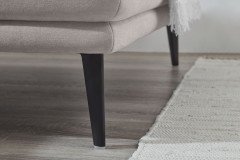 Sunfort von set one by Musterring - Ecksofa Variante rechts silver