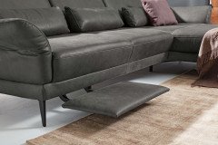 MR 1350 von Musterring - Ecksofa Variante rechts graphit