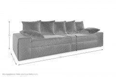 Sassari von Benformato - 4-Sitzer aqua