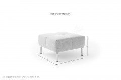 Cleveland Move von Candy - Ecksofa Ausführung rechts nature