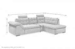 Oman 2 von ED-Lifestyle - Eckcouch rechts denim